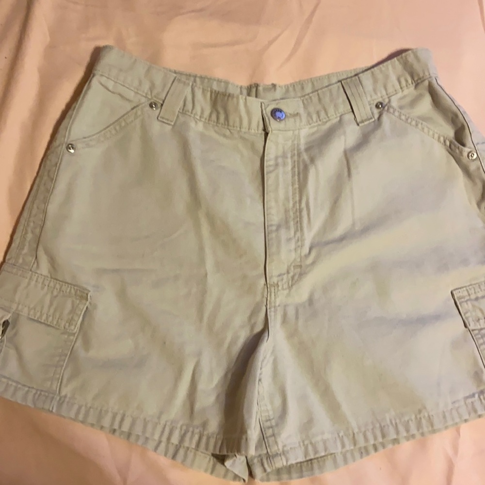 RIVETED by LEE women cargo shorts size 14 M